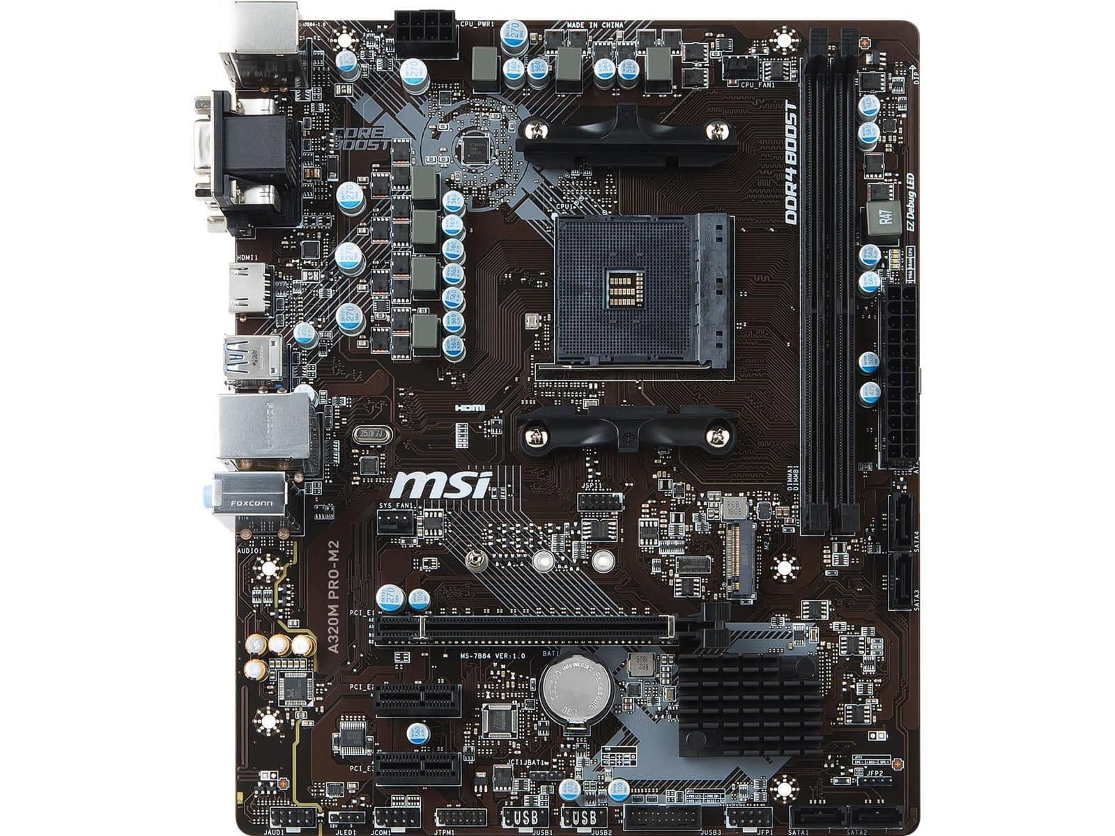 MSI A320 A320M PRO-M2 AM4 DDR4 Micro ATX main image