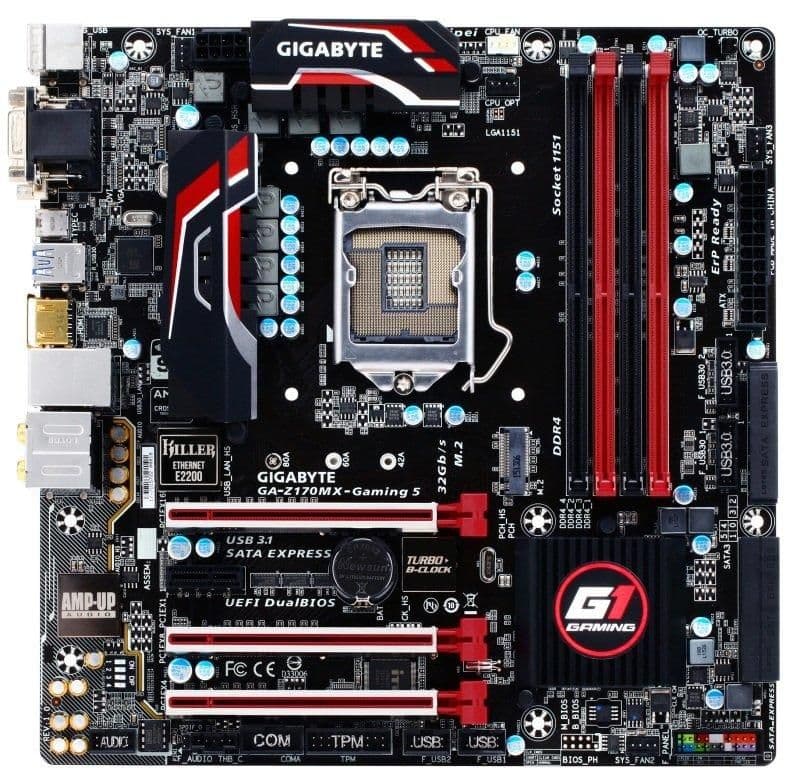 Gigabyte Z170 GA-Z170MX-Gaming 5 DDR4 Micro ATX image