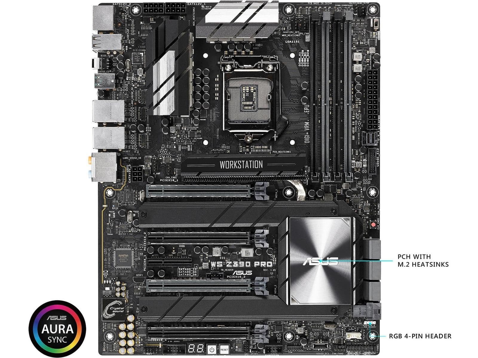 Asus Z390 WS PRO LGA1151 DDR4 ATX image