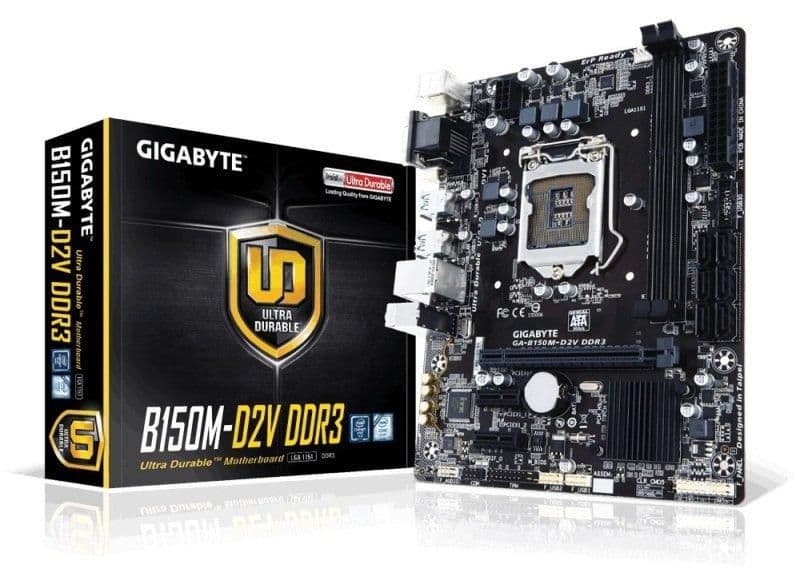 Gigabyte B150 GA-B150M-D2V LGA1151 DDR3 Micro ATX main image