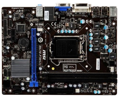 MSI H61 M-P20 (G3) LGA1155 DDR3 Micro ATX image