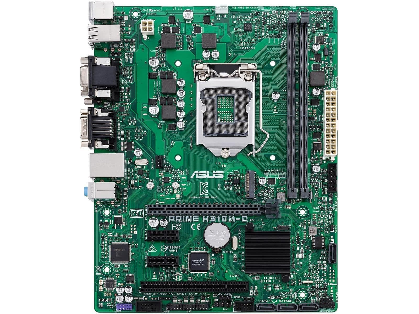 Asus H310 PRIME H310M-C/CSM DDR4 Micro ATX main image