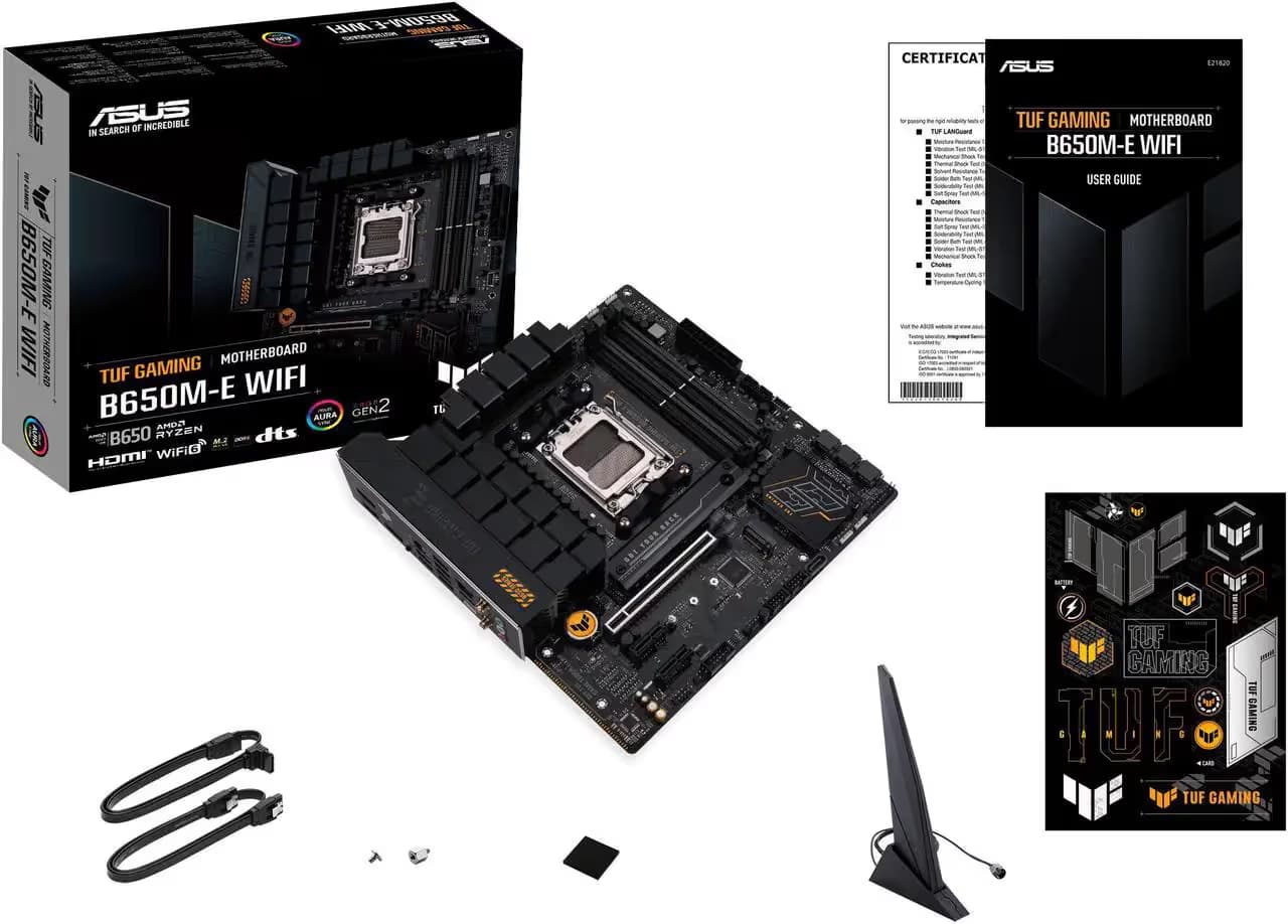 ASUS TUF GAMING B650M-E WIFI AM5 DDR5 MICRO-ATX image