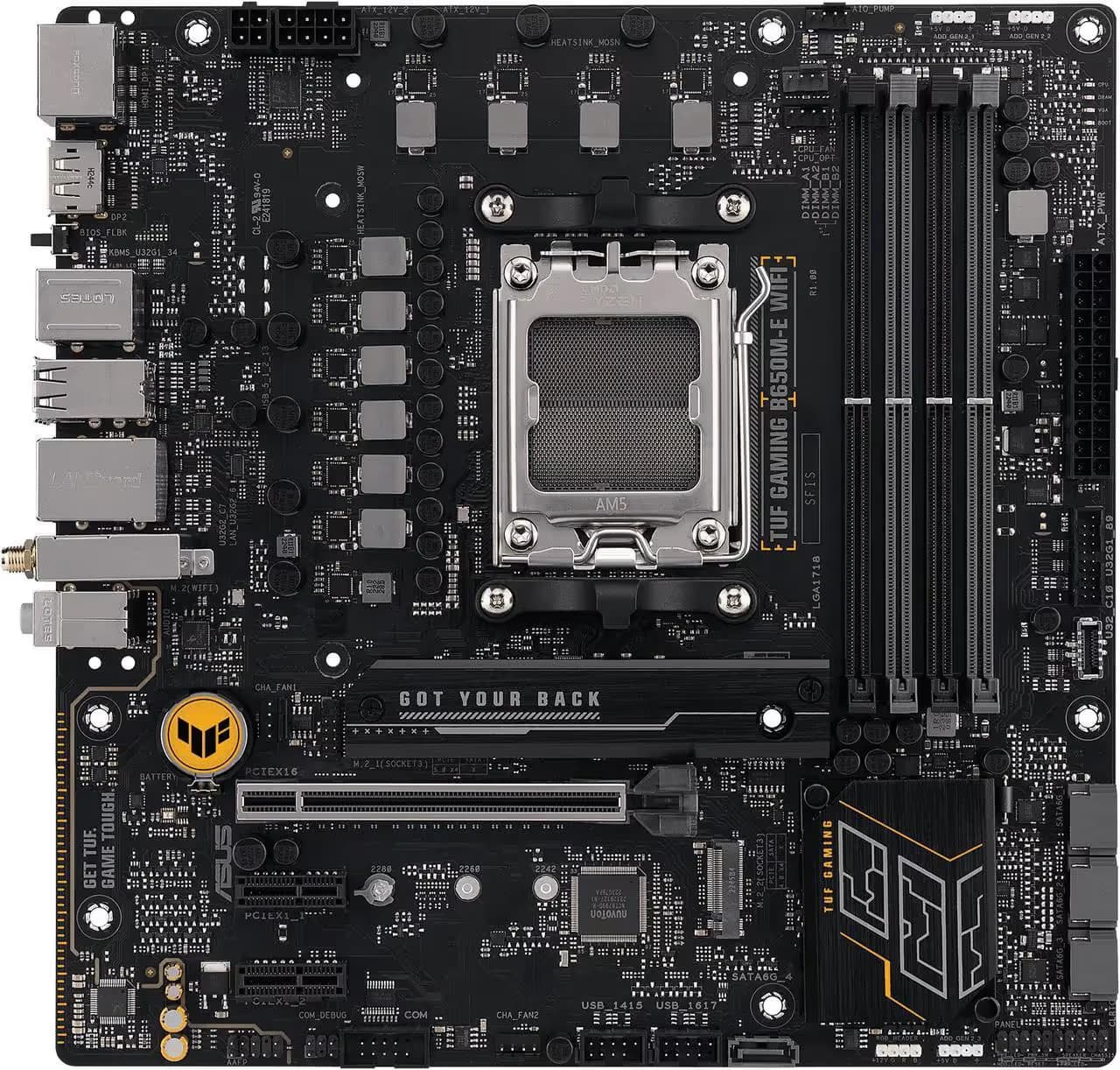 ASUS TUF GAMING B650M-E WIFI AM5 DDR5 MICRO-ATX image