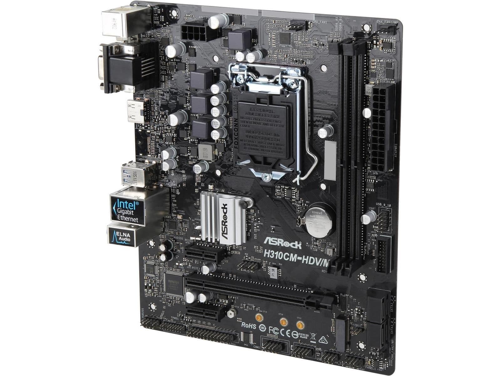 ASRock H310 CM-HDV/M.2 LGA1151 DDR4 Micro ATX image