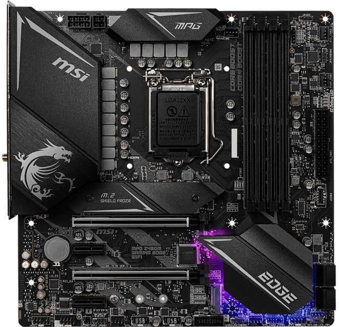 MSI Z490M MPG GAMING EDGE WIFI DDR4 Micro ATX image