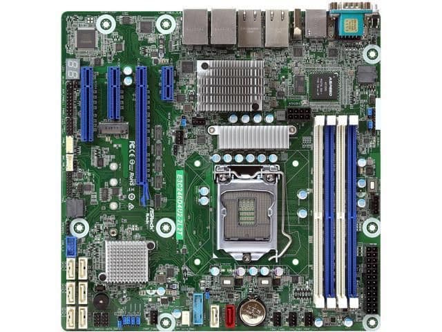 ASRock Intel C246 E3C246D4U2-2L2T LGA1151 DDR4 Micro ATX main image