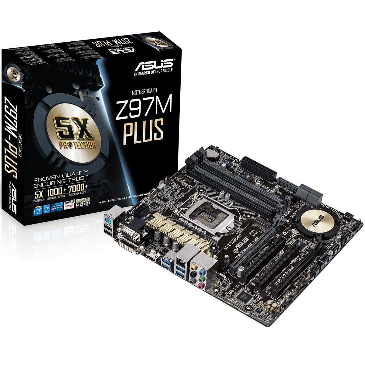 Asus Z97 M-PLUS DDR3 Micro ATX image