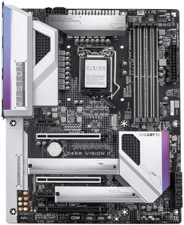 Gigabyte Z490 VISION G LGA1200 DDR4 ATX image