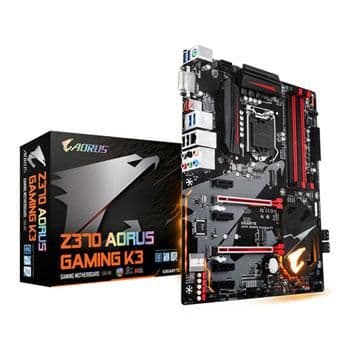 Gigabyte Z370 AORUS Gaming K3 (rev. 1.0) DDR4 ATX main image