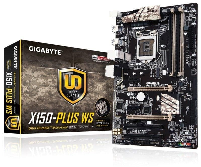 Gigabyte C232 GA-X150-PLUS WS LGA1151 DDR4 ATX image