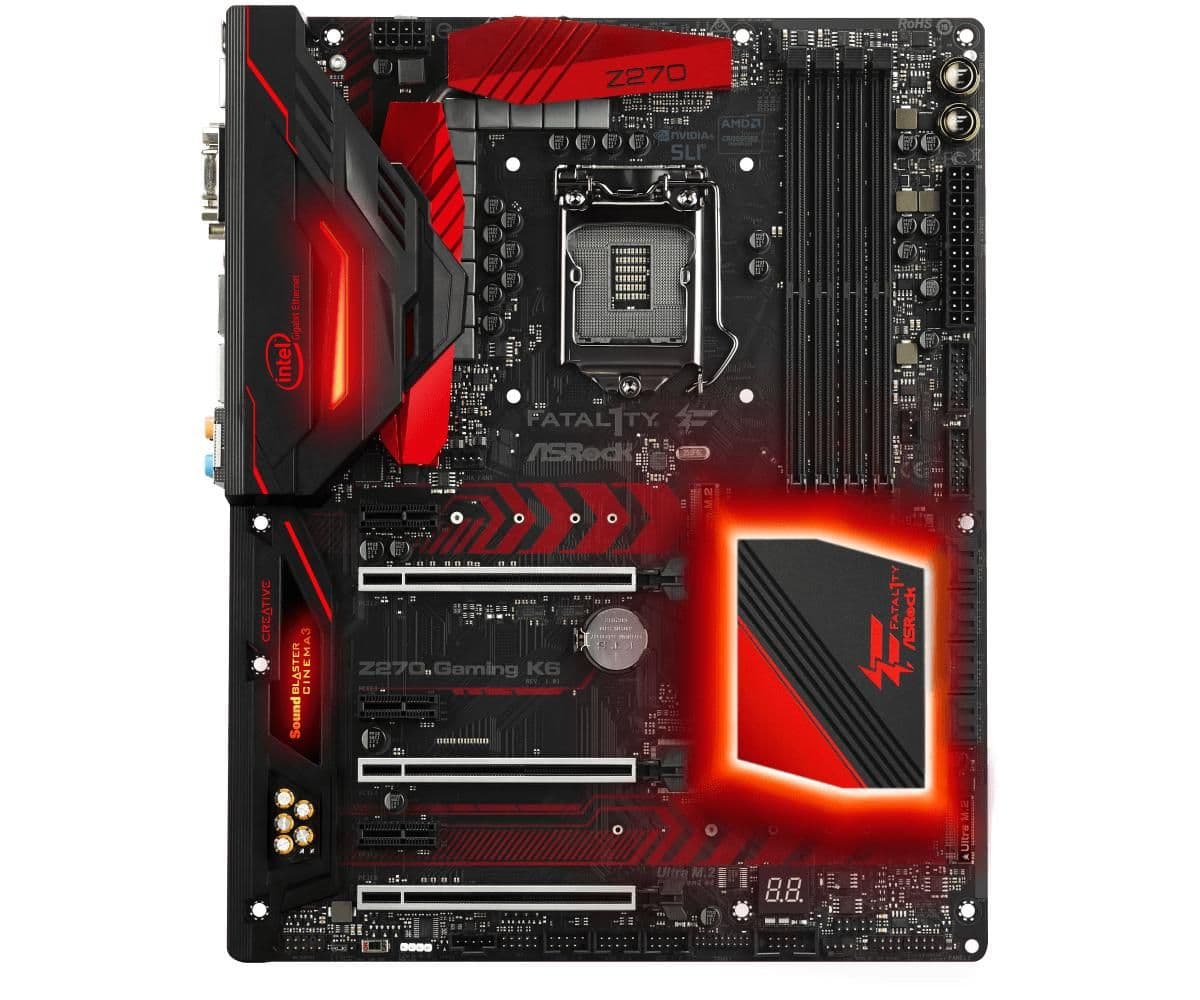 ASRock Z270 Fatal1ty Z270 Gaming K6 DDR4 ATX main image