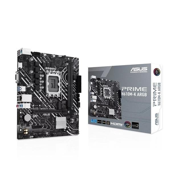 Asus H610 PRIME H610M-K ARGB LGA1700 DDR5 Micro ATX main image