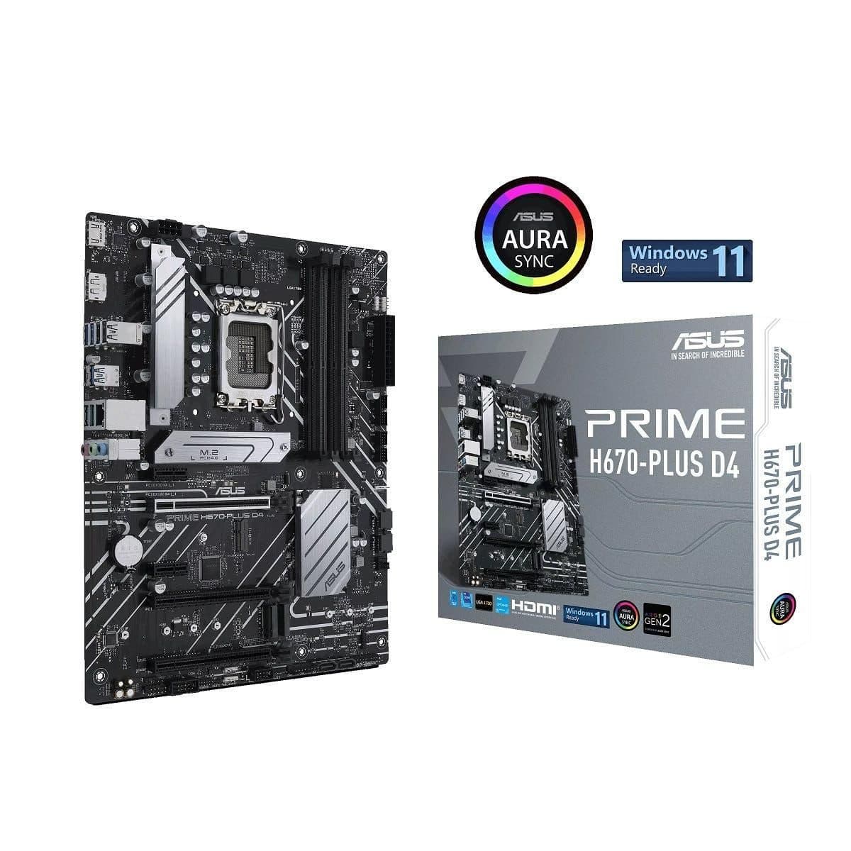 Asus H670 PRIME-PLUS D4 DDR4 ATX image