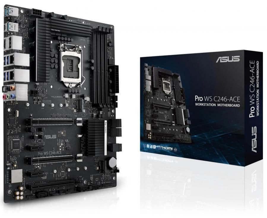 Asus C246 Pro WS C246-ACE DDR4 ATX image
