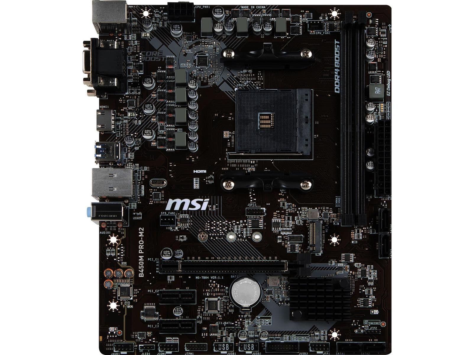 MSI B450 B450M PRO-M2 AM4 DDR4 Micro ATX main image