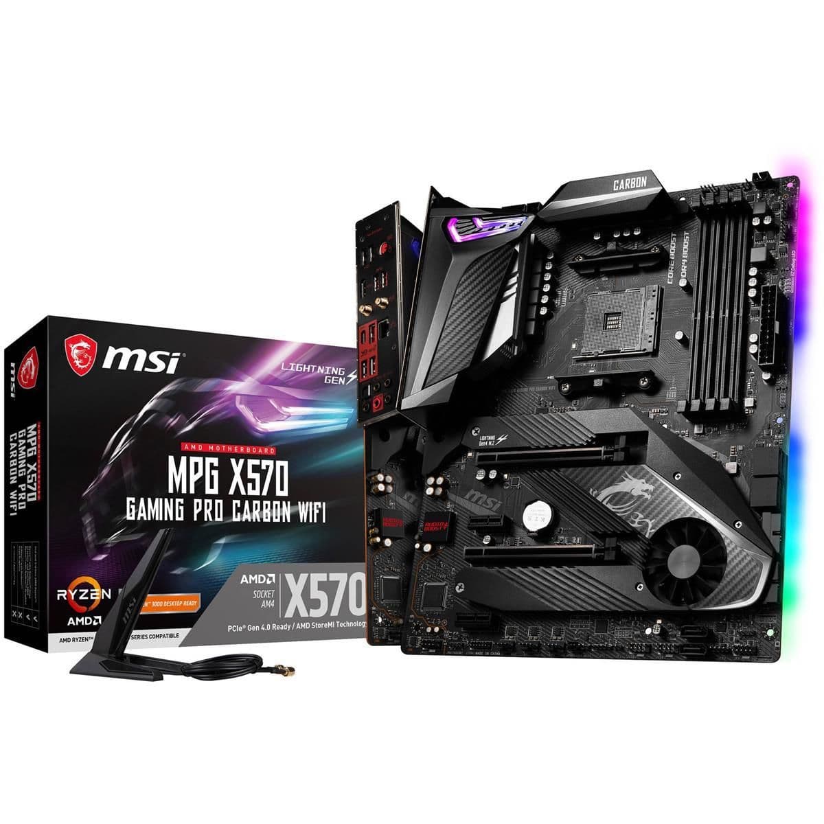 MSI X570 MPG GAMING PRO CARBON WIFI DDR4 ATX AM4 main image