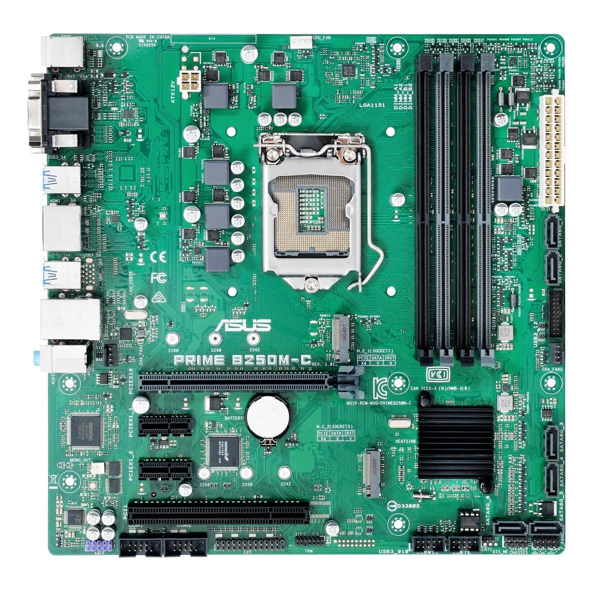 ASUS B250 PRIME B250M-C-CSM DDR4 Micro ATX image