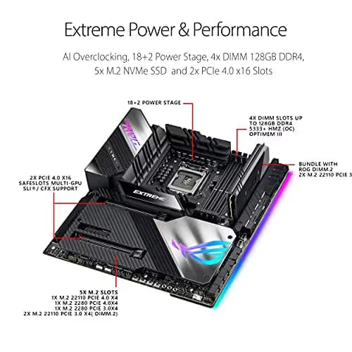 Asus Z590 ROG Maximus XIII Extreme LGA1200 DDR4 EATX image