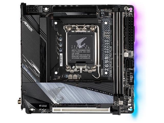 Gigabyte Z690I AORUS ULTRA PLUS (rev. 1.0) LGA1700 DDR5 Mini ITX image