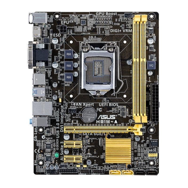 Asus H81 H81M-A LGA1150 DDR3 Micro ATX image