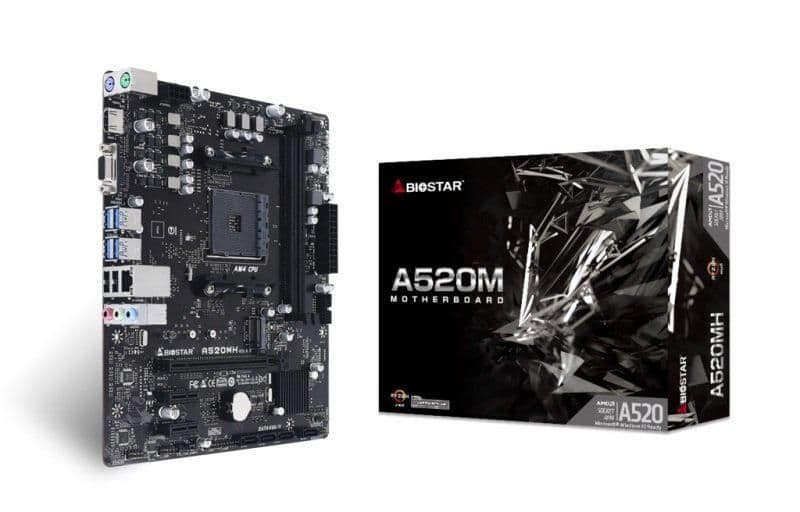 Biostar A520 A520MH AM4 DDR4 Micro ATX main image