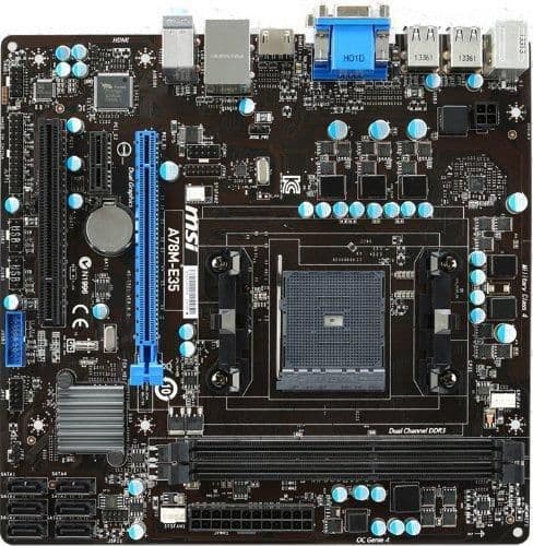 MSI A78 A78M-E35 FM2+ DDR3 Micro ATX image