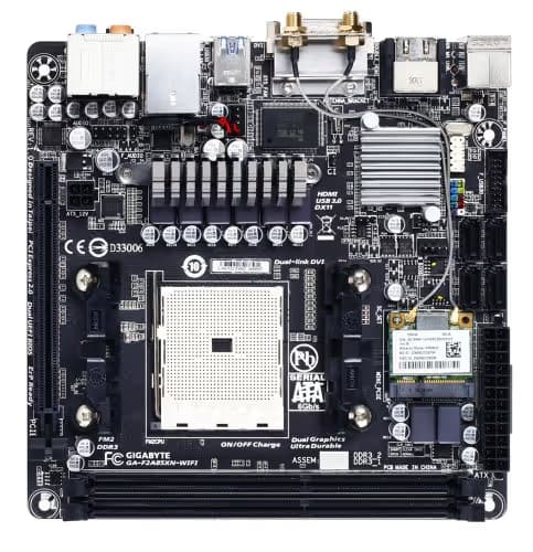 Gigabyte AMD A85X GA-F2A85XN-WIFI FM2 DDR3 Mini ITX image