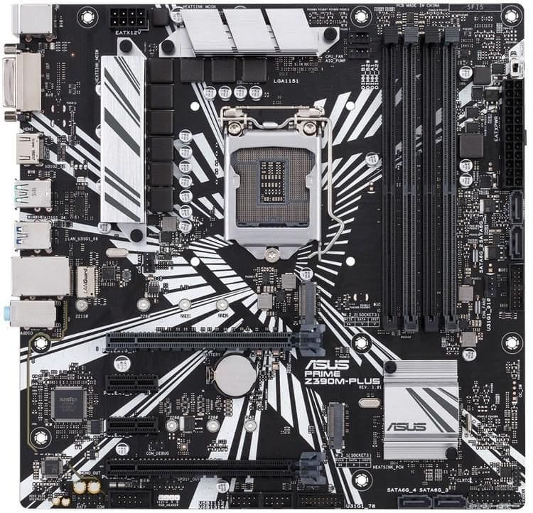 Asus Z390 PRIME Z390M-PLUS DDR4 Micro ATX image