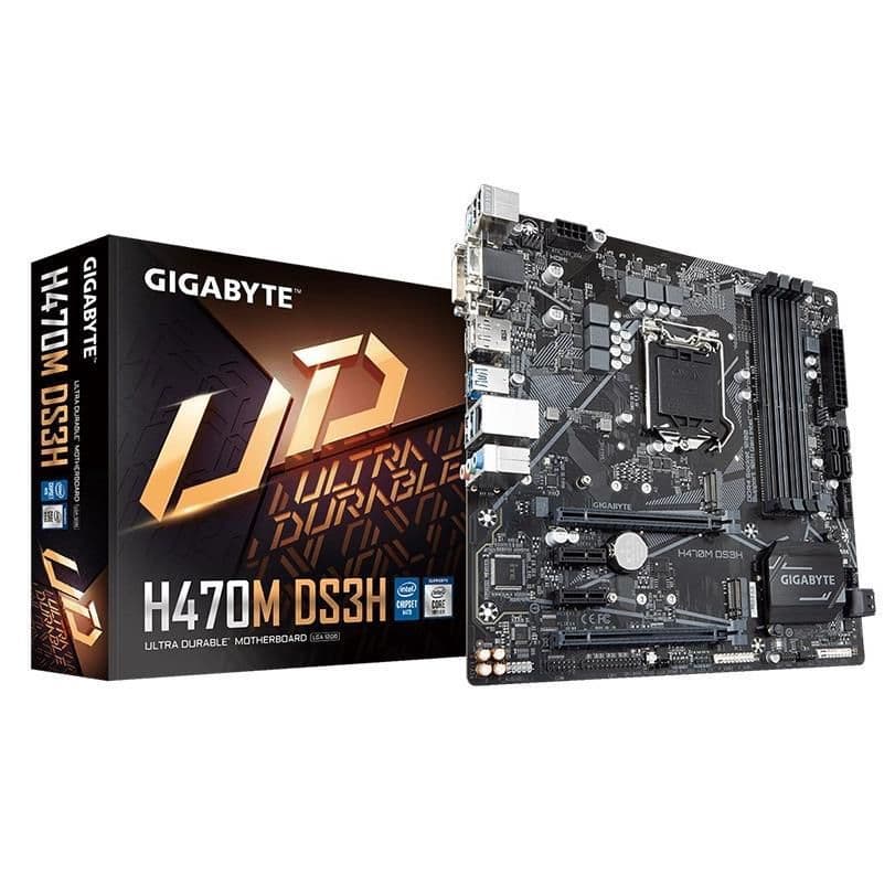 Gigabyte H470M DS3H LGA1200 DDR4 Micro ATX image