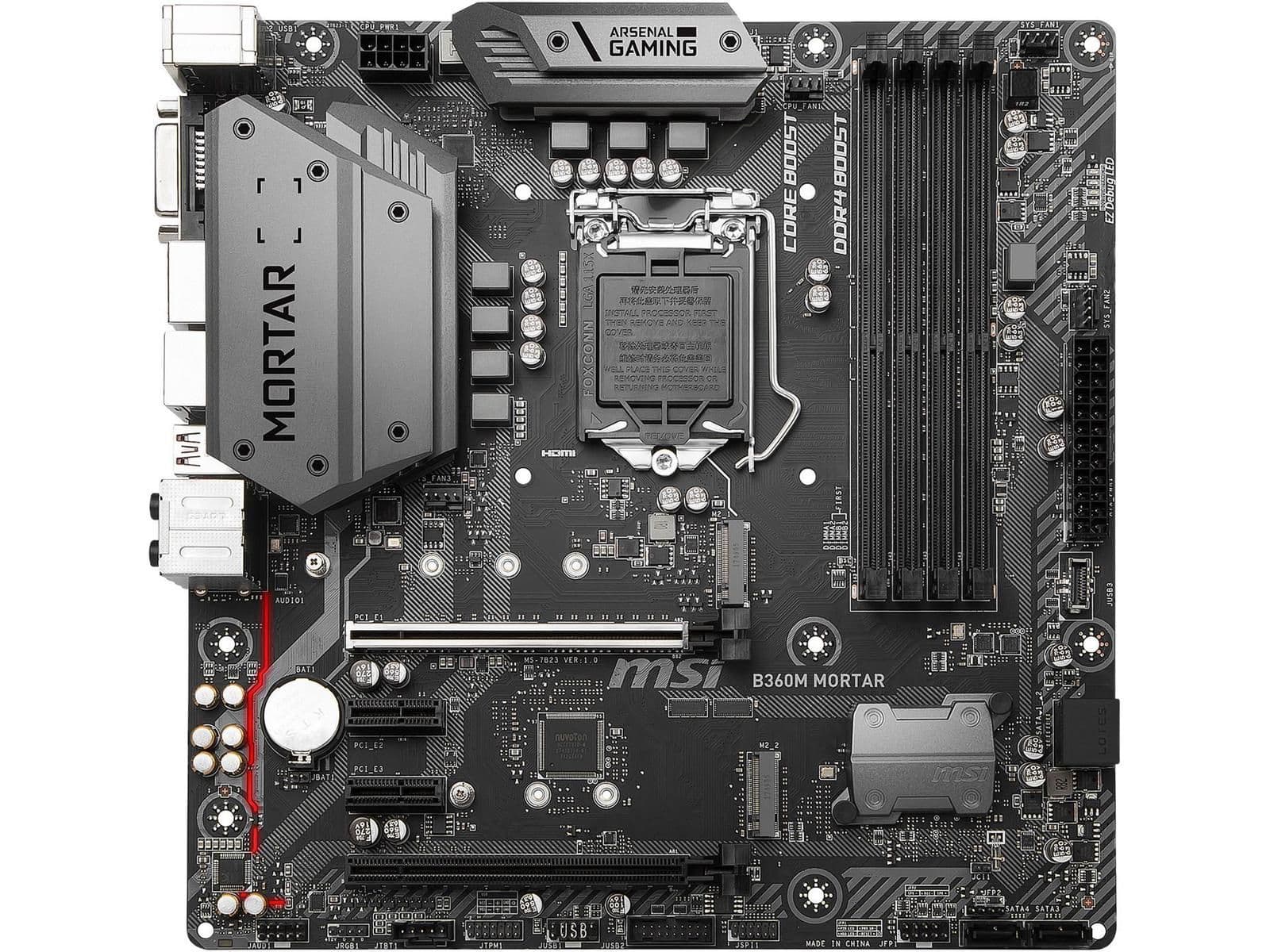 MSI B360M MORTAR DDR4 Micro ATX image