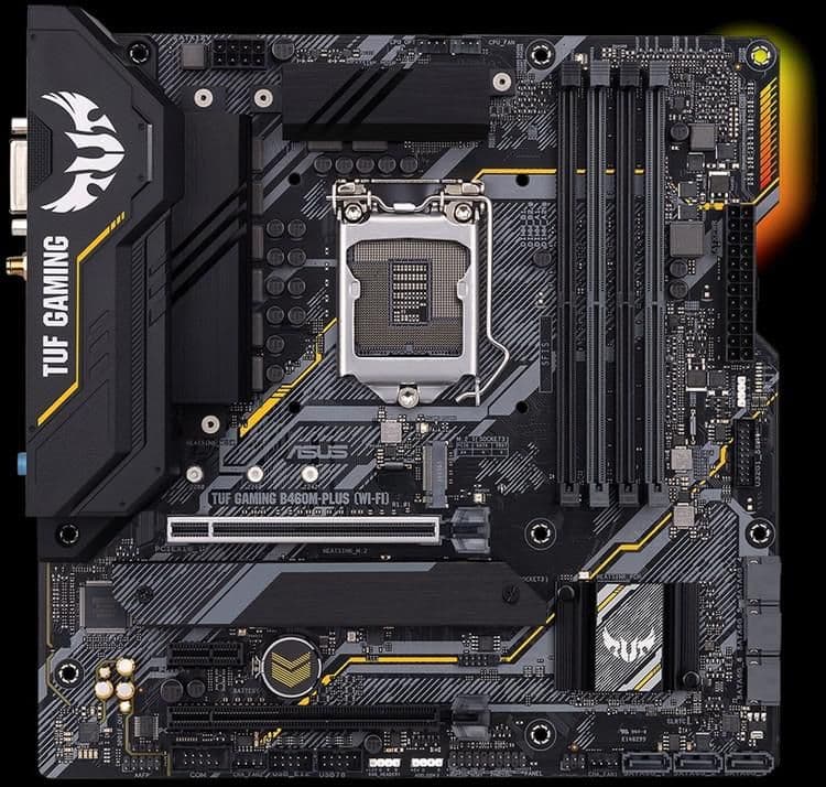 Asus B460 TUF GAMING B460M-PLUS (WI-FI) LGA1200 DDR4 Micro ATX image