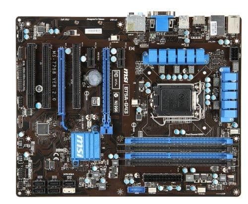 MSI B75 A-G43 DDR3 ATX image