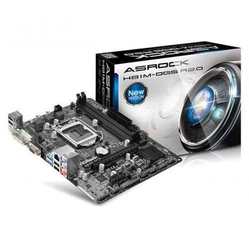 ASRock H81 H81M-DGS R2.0 DDR3 Micro ATX main image
