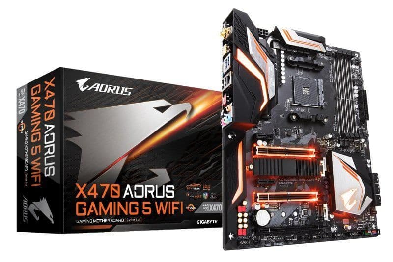 Gigabyte X470 AORUS GAMING 5 WIFI DDR4 ATX image
