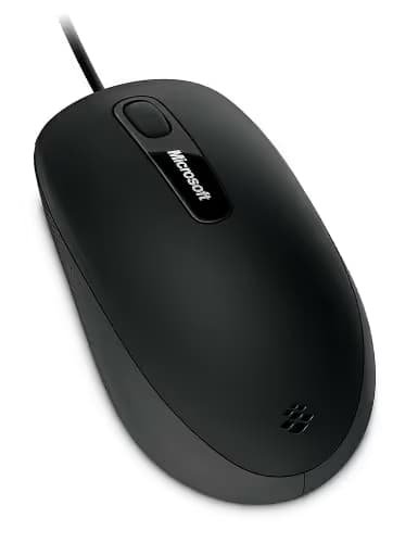 Microsoft S9J-00001 Wired Optical Black Mouse main image