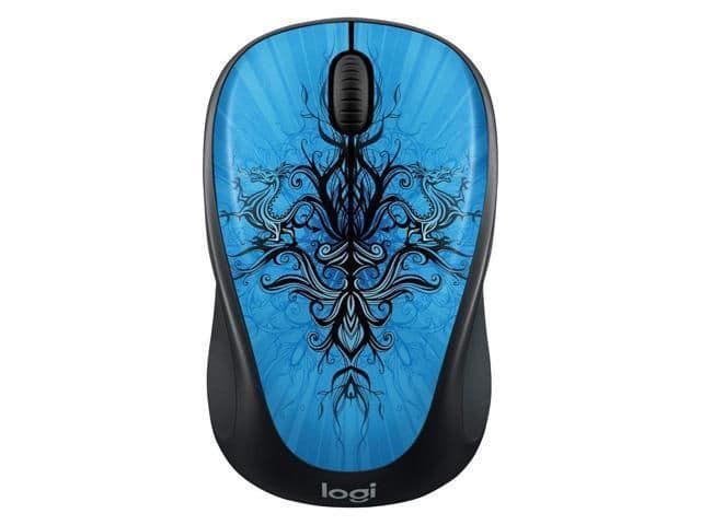 Logitech M317C Blue Trance Wireless Optical Mouse main image
