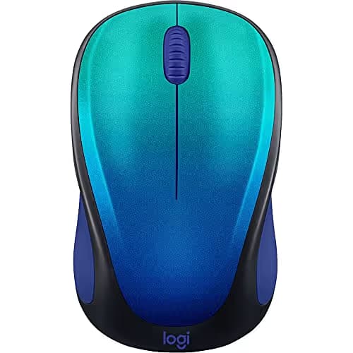 Logitech M317 Blue Aurora Wireless/Wired Optical Mouse image