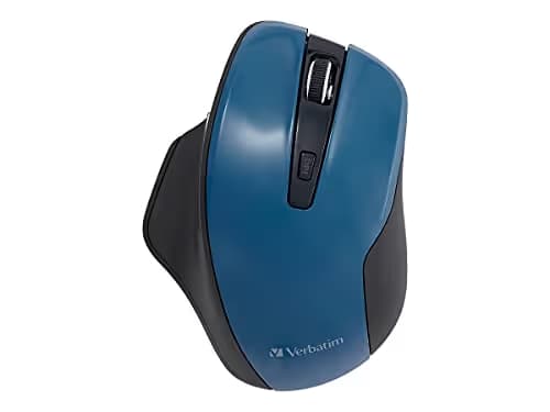 Verbatim 70244 Wireless Laser Blue/Black Mouse image