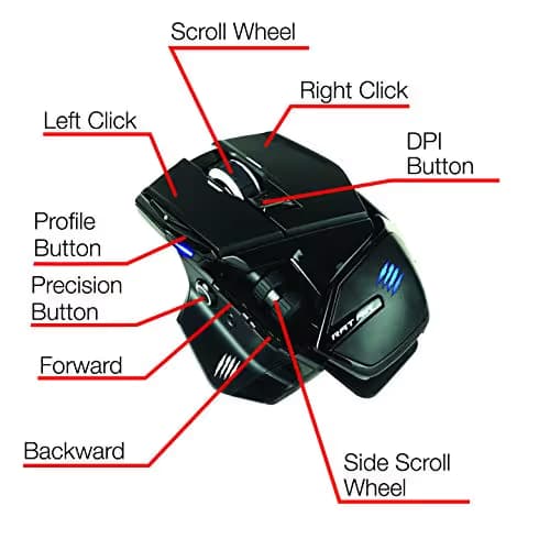 Mad Catz R.A.T. Air Wired/Wireless Optical Mouse image