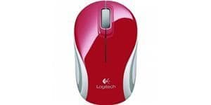 Logitech 910-002727 Wireless Optical Mouse (Red / White) main image