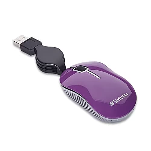 Verbatim 98113 Go Mini Travel Commuter Wired Optical Mouse image