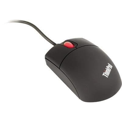 Lenovo 31P7410 Wired Optical Black Mouse image