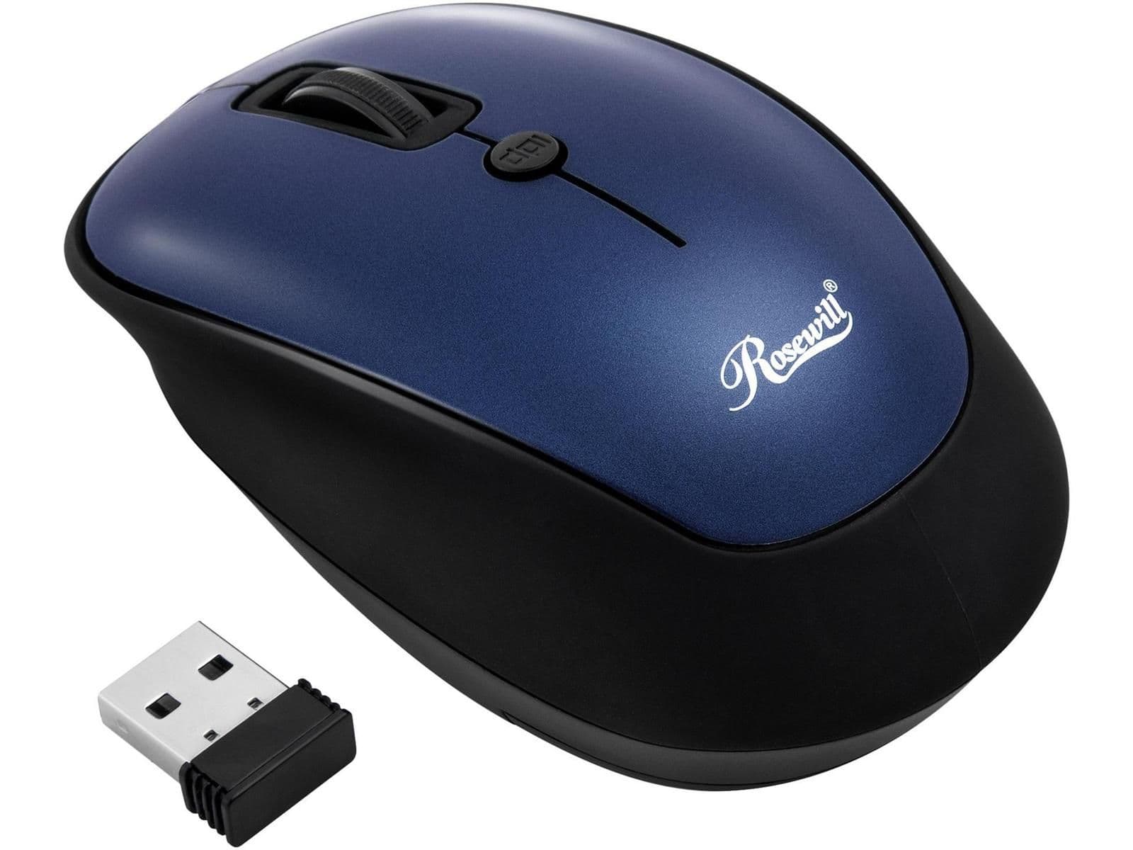 Rosewill RWM-004 Wireless Optical Blue/Black Mouse main image