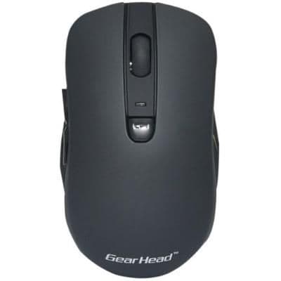Gear Head BT9750BLK Black Bluetooth Wireless Optical Mouse image