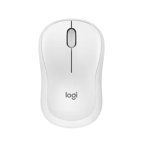 Logitech M240 Silent Bluetooth Wireless Optical White Mouse image