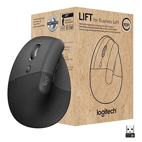 Logitech Lift for Business Wireless/Wired/Bluetooth Optical Mouse image