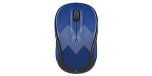 Logitech M325c Blue Zigzag Wireless Optical Mouse image