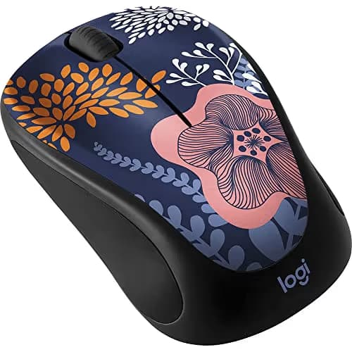 Logitech M317 Forest Flora Wireless/Wired Optical Mouse image