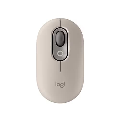 Logitech POP Mist Gray Wireless Bluetooth Optical Mouse image